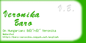 veronika baro business card